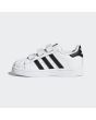 Zapatillas con velcro Adidas Superstar CFI blancas para niño 1 a 3 años izquierda