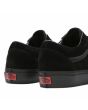 Zapatillas de ante Vans Old Skool Suede negras Unisex posterior