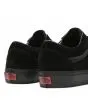Zapatillas de ante Vans Old Skool Suede negras Unisex posterior