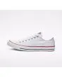 Zapatillas de lona Converse Chuck Taylor All Star Classic bajas en color blanco izquierda