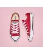 Zapatillas bajas de lona Converse All Star Chuck Taylor rojas para niños superior
