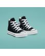 Zapatillas Converse EVA Platform Chuck Taylor All Star High Top Negras para niños frontal