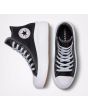 Zapatillas converse de piel con plataforma Chuck Taylor All Star Move High Top negras superior