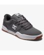 Zapatillas de Cuero DC Shoes Central color Gris y Blanco para Hombre frontal