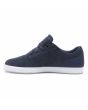 Zapatillas para skate de cuero DC Shoes Crisis 2 Azul Marino y Gris para hombre izquierda