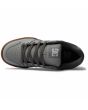 Zapatillas de cuero DC Shoes Pure Gris Carbón y Goma para hombre superior