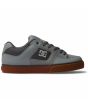 Zapatillas de cuero DC Shoes Pure Gris Carbón y Goma para hombre