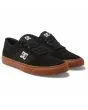 Zapatillas de cuero DC Shoes Teknic color Negro-Goma para hombre frontal