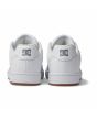 Zapatillas Skate de cuero DC Shoes Manteca 4 Blancas para hombre posterior