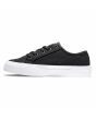 Zapatillas DC Shoes Manual negras con llamas para niño izquierda