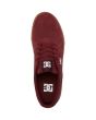 Zapatillas DC Shoes Switch burdeos para hombre superior