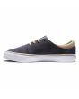Zapatillas de ante DC Shoes Trase grises y blancas para hombre izquierda