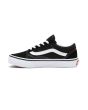 Zapatillas de Skate Junior Vans Old Skool en color negro para niños de 4 a 8 años izquierda