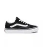 Zapatillas de Skate Junior Vans Old Skool en color negro para niños de 4 a 8 años