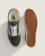 Zapatillas Vans Old Skool 2-Tone Obsidian Fern Verdes Unisex suela waffle