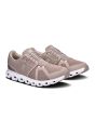 Zapatillas On Running Cloud 6 color Gris Niebla y Blanco para hombre frontal