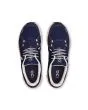Zapatillas ON Running Cloud 6 Azul Marino Medianoche y Blanco para hombre cordones elásticos de atado rápido