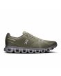 Zapatillas On Running Cloud 6 color verde oliva y gris eclipse para hombre