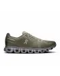 Zapatillas On Running Cloud 6 color verde oliva y gris eclipse para hombre
