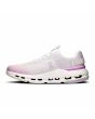 Zapatillas On Running Cloudnova Form 2 Color Gris Perla y Rosa Frambuesa para mujer izquierda