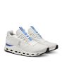 Zapatillas ON Running Cloudnova en blanco y azul ultramarino para hombre frontal