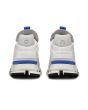Zapatillas ON Running Cloudnova en blanco y azul ultramarino para hombre posterior