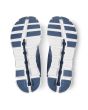 Zapatillas On Running Cloud 5 azul vaquero y blanco para mujer suela cloudtec