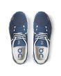 Zapatillas On Running Cloud 5 azul vaquero y blanco para mujer superior