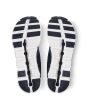 Zapatillas On Running Cloud 5 azul marino y blanco para hombre suela
