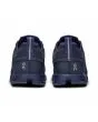 Zapatillas On Running Cloud 5 Waterproof color Azul Marino-Tinta para hombre talón