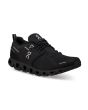 Zapatillas Waterproof On Running Cloud 5 negras para mujer frontal 