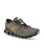 Zapatillas On Running Cloud X 3 verdes Olive Reseda para hombre frontal