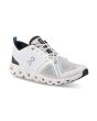 Zapatillas On Running Cloud X 3 Shift blancas y negras para hombre frontal
