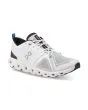 Zapatillas On Running Cloud X 3 Shift blancas y negras para hombre frontal