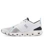 Zapatillas On Running Cloud X 3 Shift blancas y negras para hombre izquierda