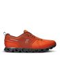 Zapatillas On Running Cloud 5 Waterproof naranjas y grises para hombre