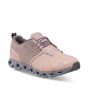 Zapatillas On Running Cloud 5 Waterproof Rosas y Grises para mujer resistentes al agua