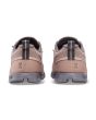 Zapatillas On Running Cloud 5 Waterproof Rosas y Grises para mujer posterior