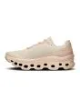 Zapatillas de running On Cloudmonster color beige y rosa para mujer izquierda