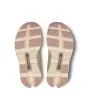Zapatillas de running On Cloudmonster color beige y rosa para mujer suela Max Cloudtec