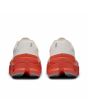 Zapatillas de Running On Cloudmonster Blancas y Naranjas para mujer talón