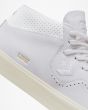 Zapatillas de piel para Skate Converse CONS Louie Lopez Pro Mid Mono Leather Blancas para hombre grabado