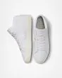 Zapatillas de piel para Skate Converse CONS Louie Lopez Pro Mid Mono Leather Blancas para hombre superior