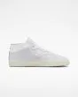 Zapatillas de piel para Skate Converse CONS Louie Lopez Pro Mid Mono Leather Blancas para hombre