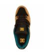 Zapatillas de cuero DC Shoes Manteca 4 marrones y negras para hombre superior