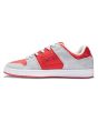 Zapatillas de cuero DC Shoes Manteca 4 grises y rojas para hombre izquierda