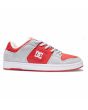 Zapatillas de cuero DC Shoes Manteca 4 grises y rojas para hombre