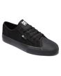 Zapatillas de Skate de cuero DC Shoes Manual S Negras para hombre frontal