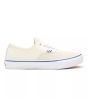 Zapatillas de Skateboard Vans Authentic blancas con suela en blanco para hombre derecha