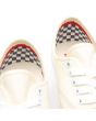 Zapatillas de Skateboard Vans Authentic blancas con suela en blanco para hombre interior